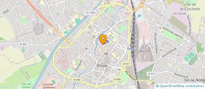 localisation de l'entreprise SCI L ESPERANCE à DOUAI