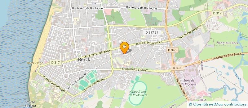 localisation de l'entreprise SCI L'ESPERANCE  BERCK