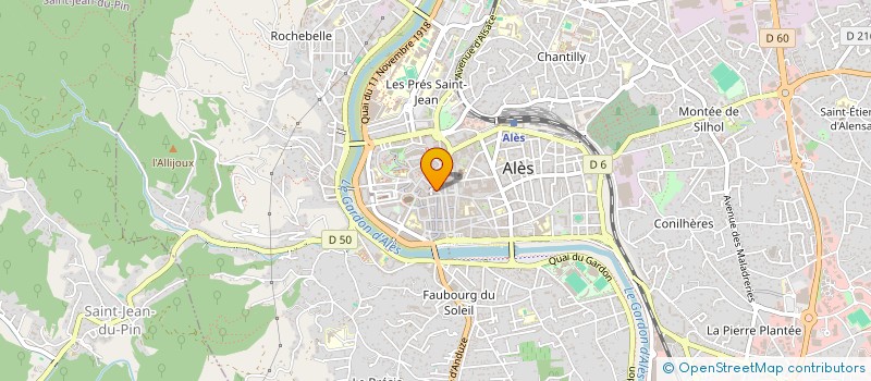 localisation de l'entreprise SCI L'ESPERANCE  ALES