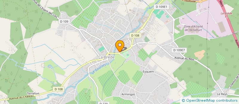 localisation de l'entreprise SCI L'ESPERANCE  LA BREDE