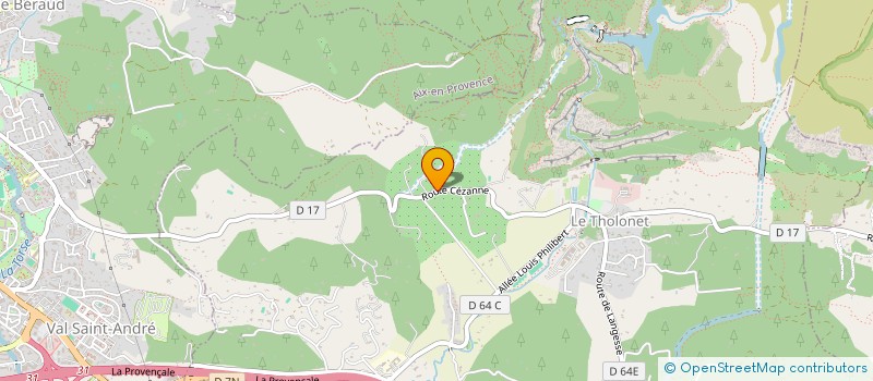 localisation de l'entreprise SCI L ESPERANCE  LE THOLONET