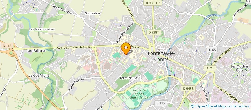 localisation de l'entreprise SCI L'ESPERANCE  FONTENAY-LE-COMTE