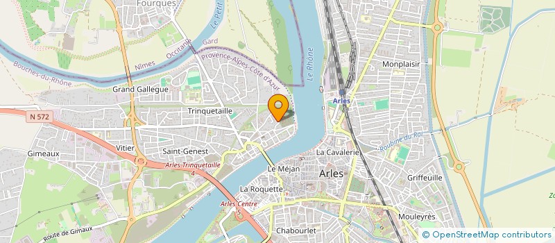localisation de l'entreprise SCI L'ESPEROU à ARLES