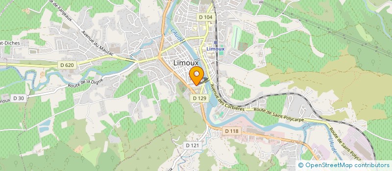 localisation de l'entreprise SCI L ESPLANADE à LIMOUX