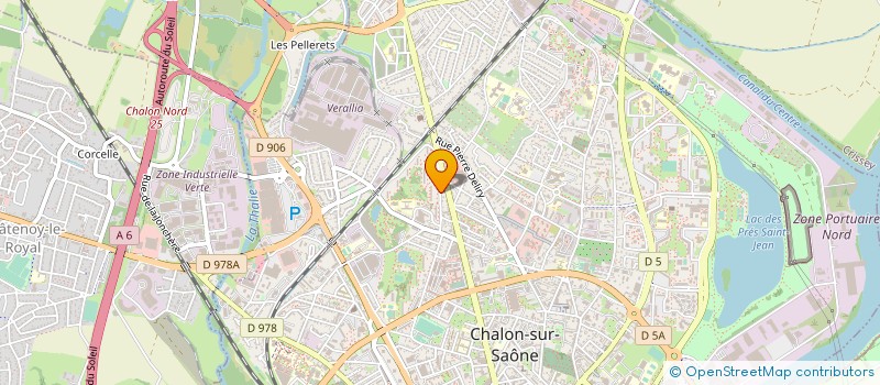 localisation de l'entreprise SCI L'ESPOIR  CHALON-SUR-SAONE