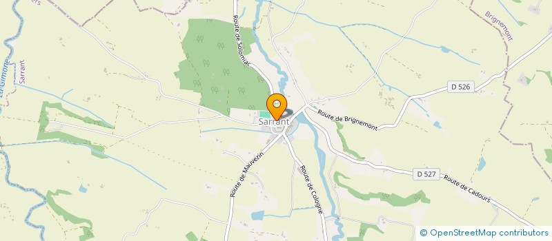 localisation de l'entreprise SCI L ESPOIR  SARRANT