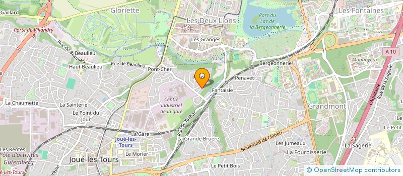 localisation de l'entreprise SCI L'ESPOIR  JOUE-LES-TOURS