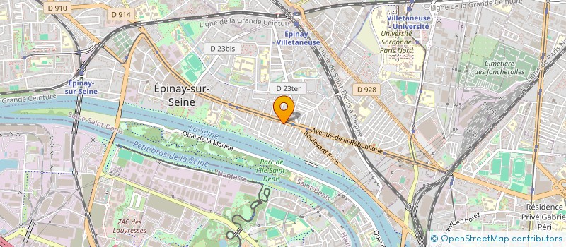 localisation de l'entreprise SCI L'ESPOIR à EPINAY-SUR-SEINE