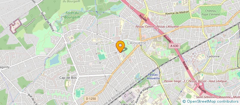 localisation de l'entreprise SCI L ESPRIT DES LOIS à PESSAC