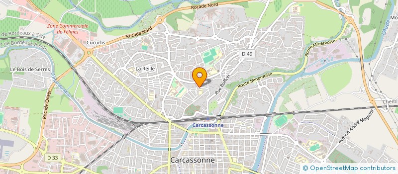 localisation de l'entreprise SCI L'ESPRIT DU MESNIL à CARCASSONNE