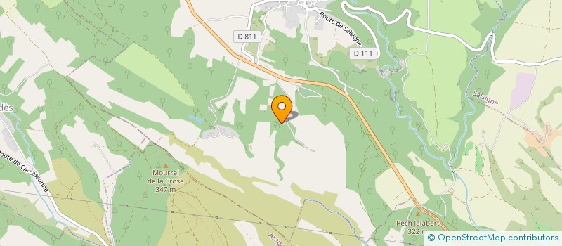 localisation de l'entreprise SCI L ESQUIROL  VILLARDONNEL