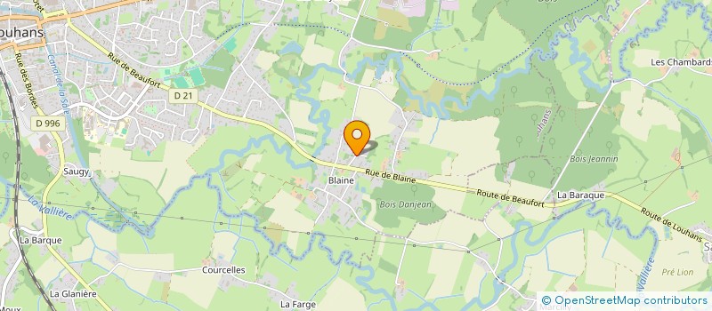 localisation de l'entreprise SCI L'ESSAUGES à LOUHANS