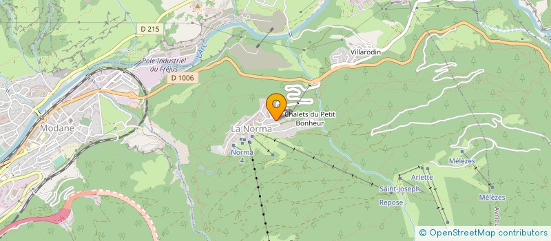 localisation de l'entreprise SCI L'ESSEILLON  VILLARODIN-BOURGET