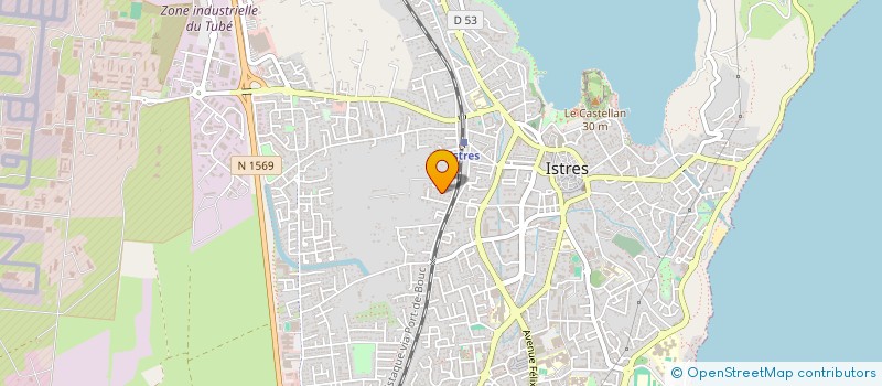 localisation de l'entreprise SCI L'ESSOR  ISTRES