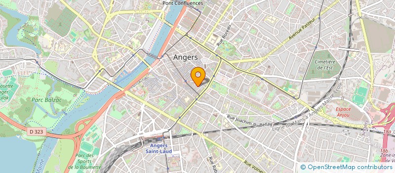 localisation de l'entreprise SCI L'ESSOR à ANGERS