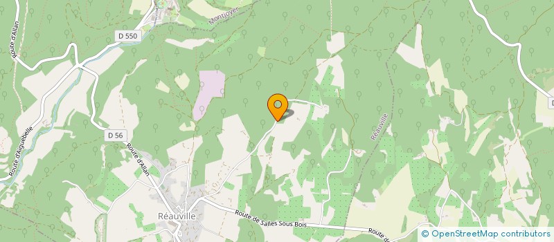 localisation de l'entreprise SCI L'ESTAGNIE  REAUVILLE