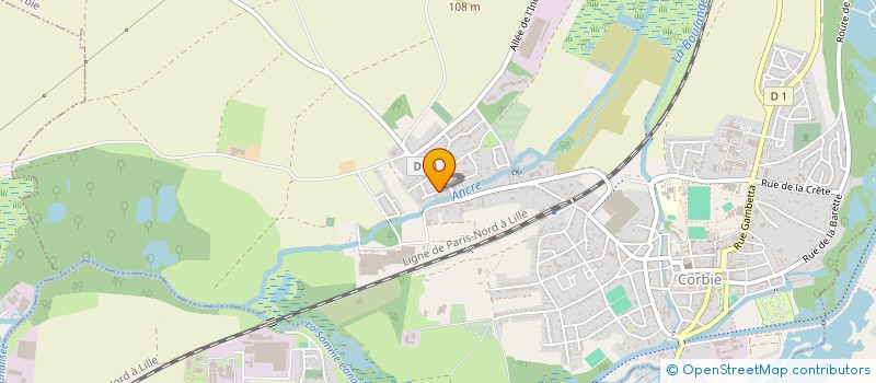 localisation de l'entreprise SCI L'ESTAMPILLE à CORBIE