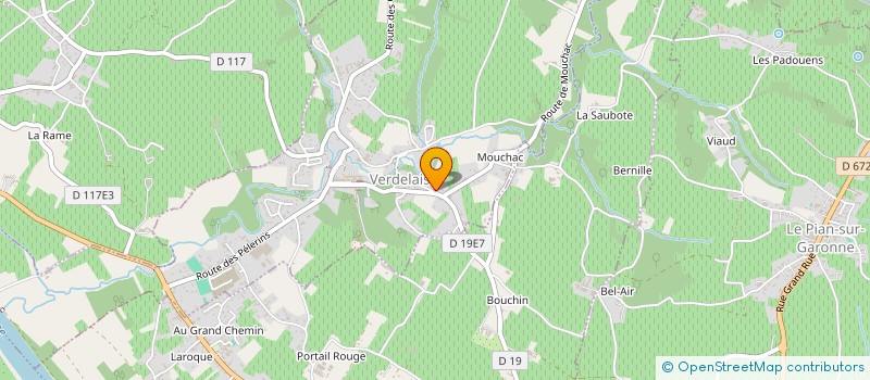 localisation de l'entreprise SCI L'ESTANG  VERDELAIS