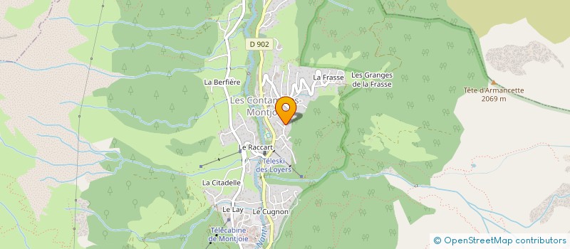 localisation de l'entreprise SCI L'ESTELETTE à LES CONTAMINES-MONTJOIE