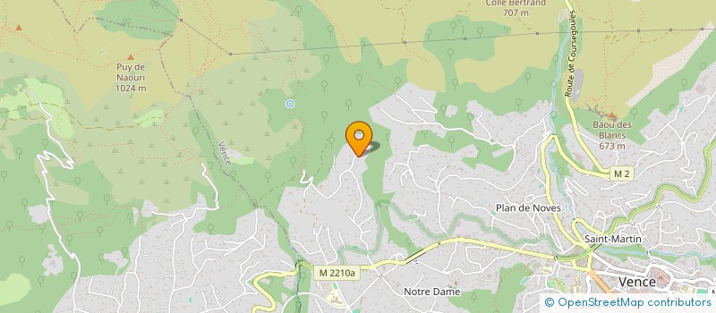 localisation de l'entreprise SCI L'ESTEREL  VENCE