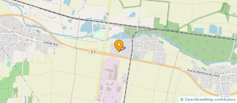 localisation de l'entreprise SCI L ESTEREL  OIRY