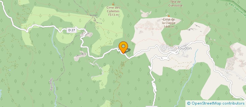 localisation de l'entreprise SCI L'ESTEREL  TOUDON