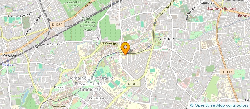 localisation de l'entreprise SCI L'ESTEY  TALENCE