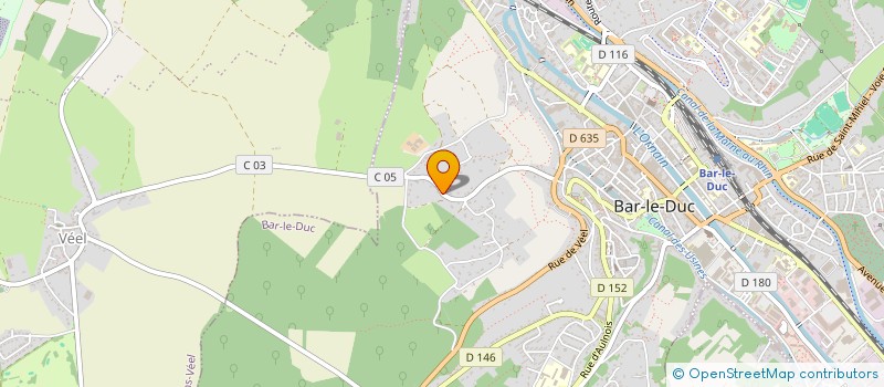 localisation de l'entreprise SCI L ESTOCADE à BAR-LE-DUC