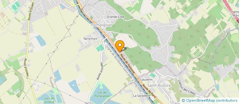 localisation de l'entreprise SCI L'ESTRADE  POMPIGNAN