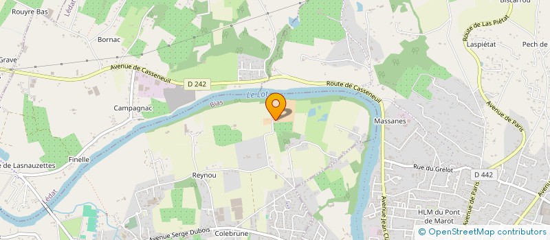 localisation de l'entreprise SCI L'ESTRAN  BIAS