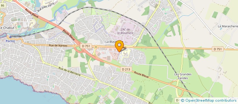 localisation de l'entreprise SCI L'ESTRAN  PORNIC