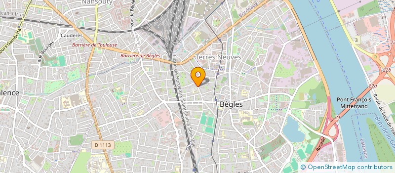 localisation de l'entreprise SCI L'ESTURGE à BEGLES