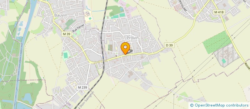 localisation de l'entreprise SCI L ET D  PROVIN