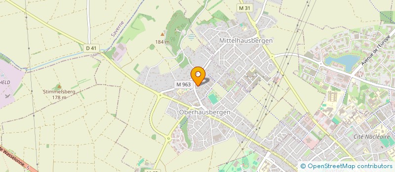 localisation de l'entreprise SCI L ET E  OBERHAUSBERGEN