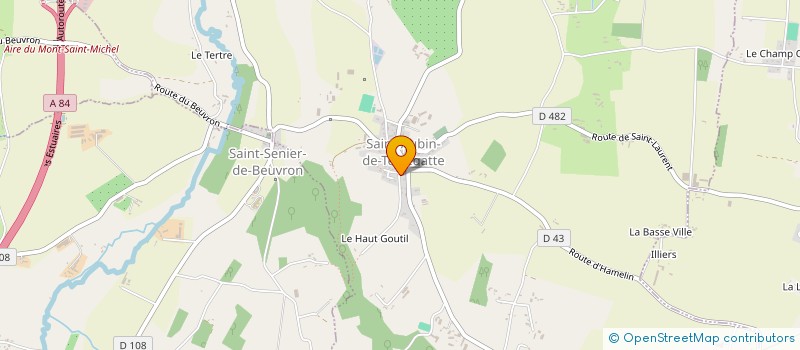 localisation de l'entreprise SCI L ET M  SAINT-AUBIN-DE-TERREGATTE