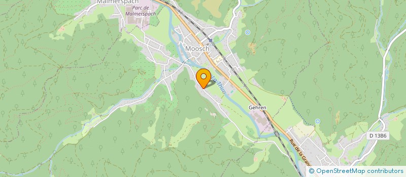 localisation de l'entreprise SCI L ET M  MOOSCH