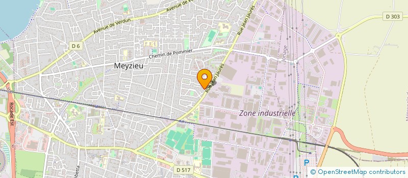 localisation de l'entreprise SCI L ET M13  MEYZIEU