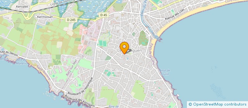 localisation de l'entreprise SCI L ETABLE  LE POULIGUEN