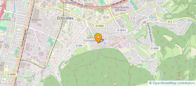 localisation de l'entreprise SCI L'ETABLI DAUPHINOIS à ECHIROLLES