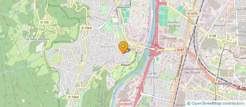 localisation de l'entreprise SCI L'ETAGNE à SEYSSINS