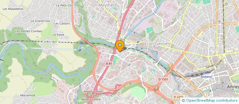 localisation de l'entreprise SCI L'ETALE à ANNECY