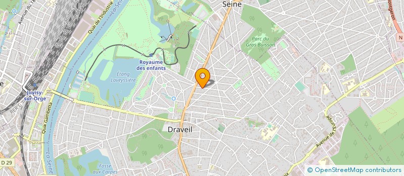 localisation de l'entreprise SCI L'ETANG à DRAVEIL