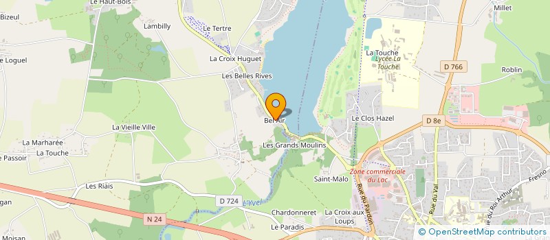 localisation de l'entreprise SCI L ETANG AU DUC  TAUPONT