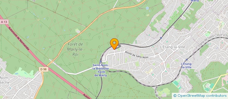 localisation de l'entreprise SCI L ETANG BAROEUL  L'ETANG-LA-VILLE