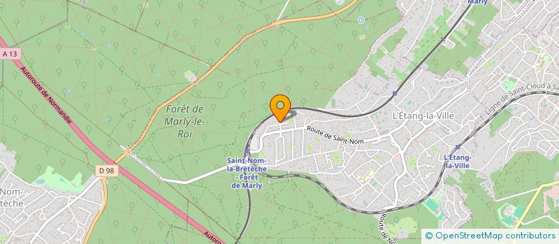 localisation de l'entreprise SCI L' ETANG BOULOGNE  L'ETANG-LA-VILLE