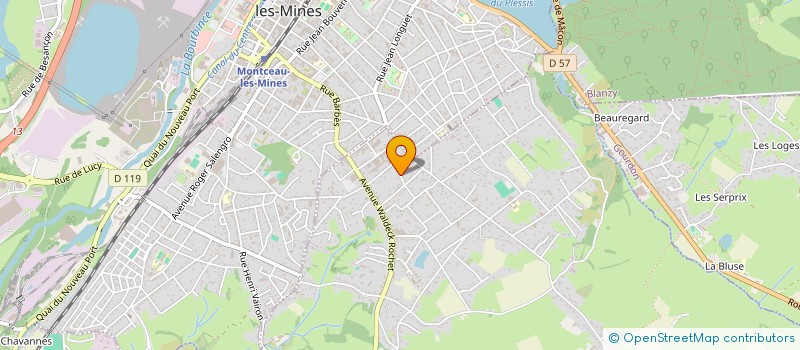 localisation de l'entreprise SCI L ETANG CARRE  SAINT-VALLIER