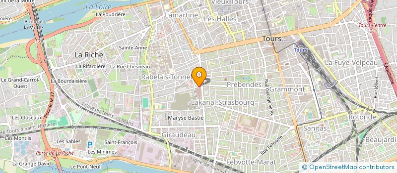 localisation de l'entreprise SCI L'ETANG D'OR  TOURS