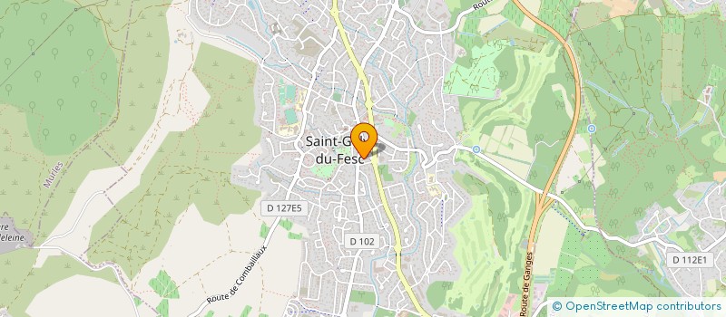 localisation de l'entreprise SCI L ETANG DE BAGES  SAINT-GELY-DU-FESC