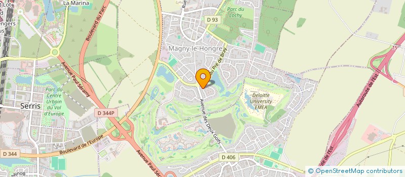 localisation de l'entreprise SCI L'ETANG DE MAGNY  MAGNY-LE-HONGRE