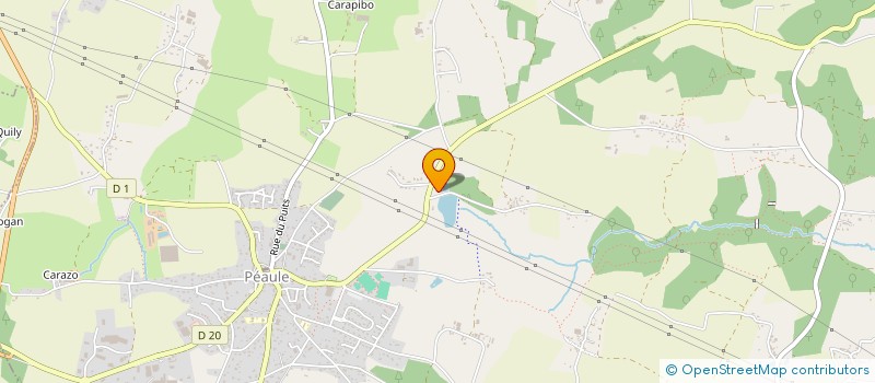 localisation de l'entreprise SCI L ETANG DU DOYENNE  PEAULE